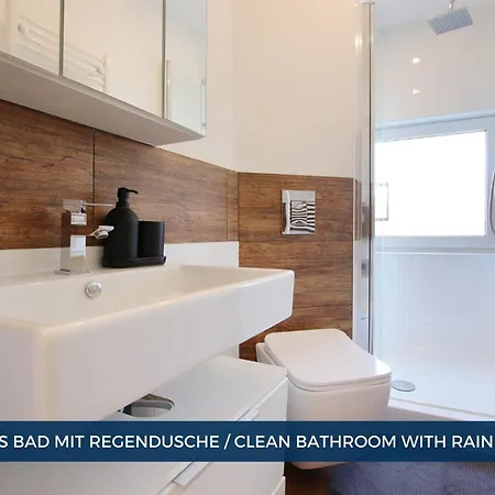 아파트 Rtr - Fuer 1 Person - Voll Ausgestattet - Zentrum - Parken - Smart Tv - Wifi - Modern