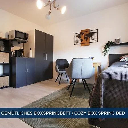 Apartment Rtr - Fuer 1 Person - Voll Ausgestattet - Zentrum - Parken - Smart Tv - Wifi - Modern