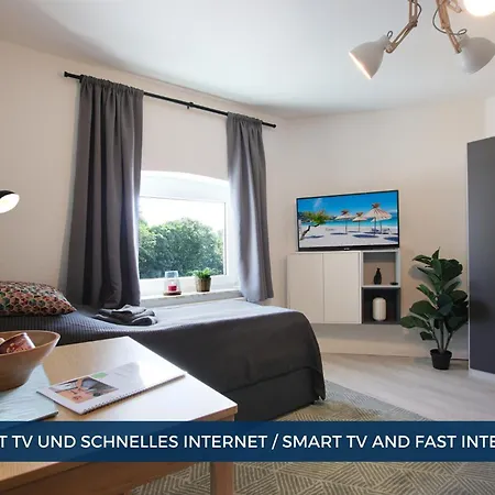 Apartment Rtr - Fuer 1 Person - Voll Ausgestattet - Zentrum - Smart Tv - Wifi - Modern Herne