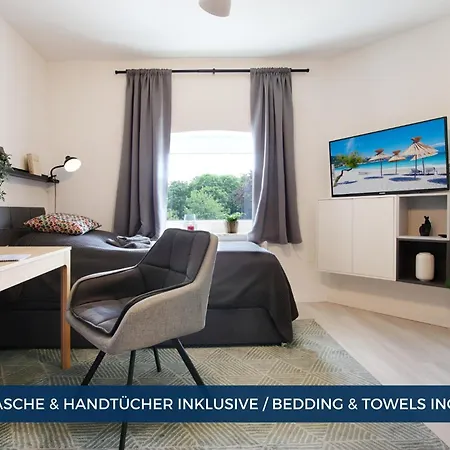 Rtr - Fuer 1 Person - Voll Ausgestattet - Zentrum - Parken - Smart Tv - Wifi - Modern *