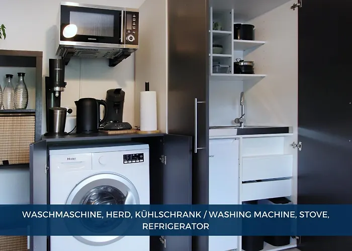 Rtr - Fuer 1 Person - Voll Ausgestattet - Zentrum - Parken - Smart Tv - Wifi - Modern Lejlighed *