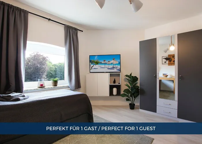 Lejlighed Rtr - Fuer 1 Person - Voll Ausgestattet - Zentrum - Parken - Smart Tv - Wifi - Modern *