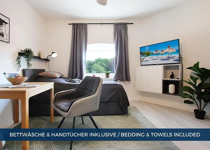 Rtr - Fuer 1 Person - Voll Ausgestattet - Zentrum - Parken - Smart Tv - Wifi - Modern *