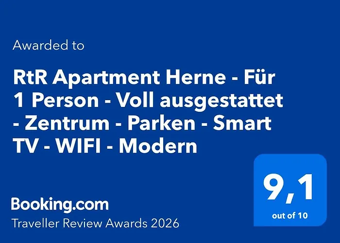 Rtr - Fuer 1 Person - Voll Ausgestattet - Zentrum - Parken - Smart Tv - Wifi - Modern Lejlighed *